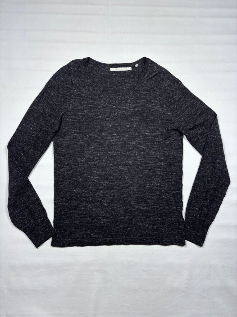 7 Diamonds Cap Cana Sweater Men's Medium Gray Wool Linen Blend Knit Pullover M